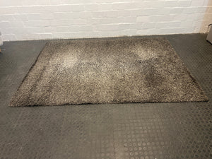 Grey Fluffy Carpet (160cm x 224cm)