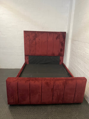 Maroon Queen Sized Bed - REDUCED