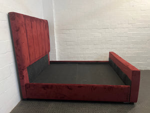 Maroon Queen Sized Bed - REDUCED