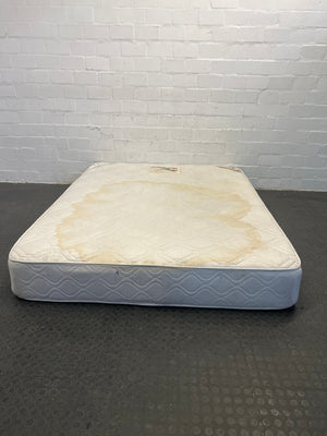 Stained Queen Sized White Mattress