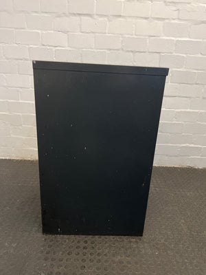 Grey Steel Filing Cabinet with 3 drawers - REDUCED