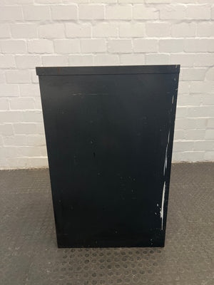 Grey Steel Filing Cabinet with 3 drawers - REDUCED