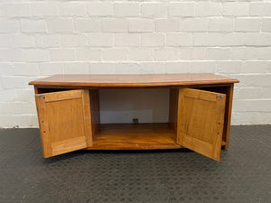 Solid Timber Wooden TV Cabinet - REDUCED