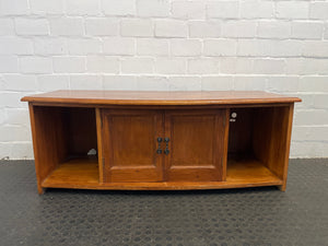 Solid Timber Wooden TV Cabinet - REDUCED