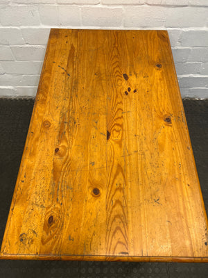 Wooden Dining Room Table ( Needs TLC)