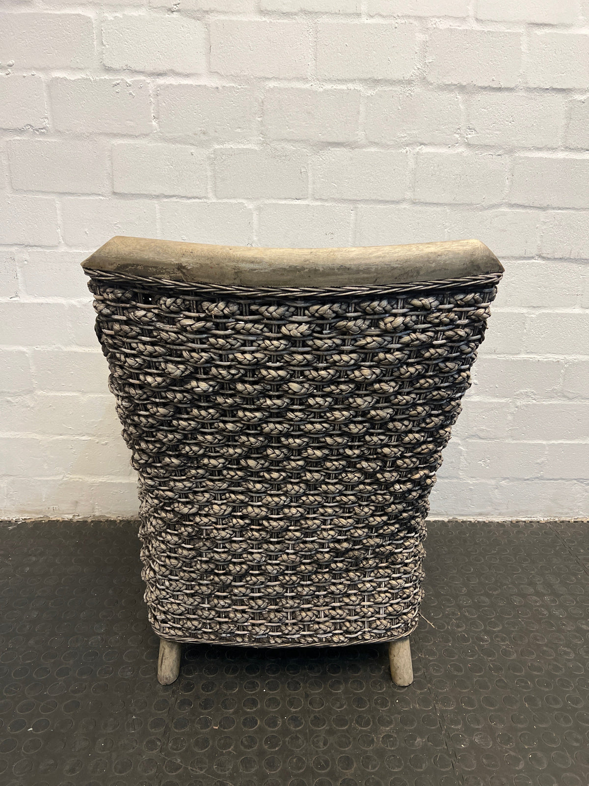 Wooden Whicker Chair (Slightly Damaged)