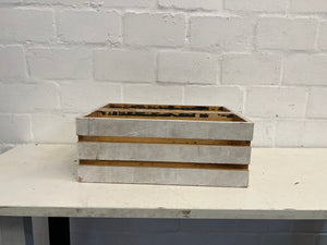 White Large Wooden Crate