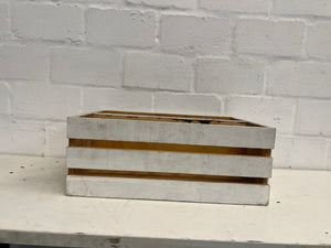 White Large Wooden Crate