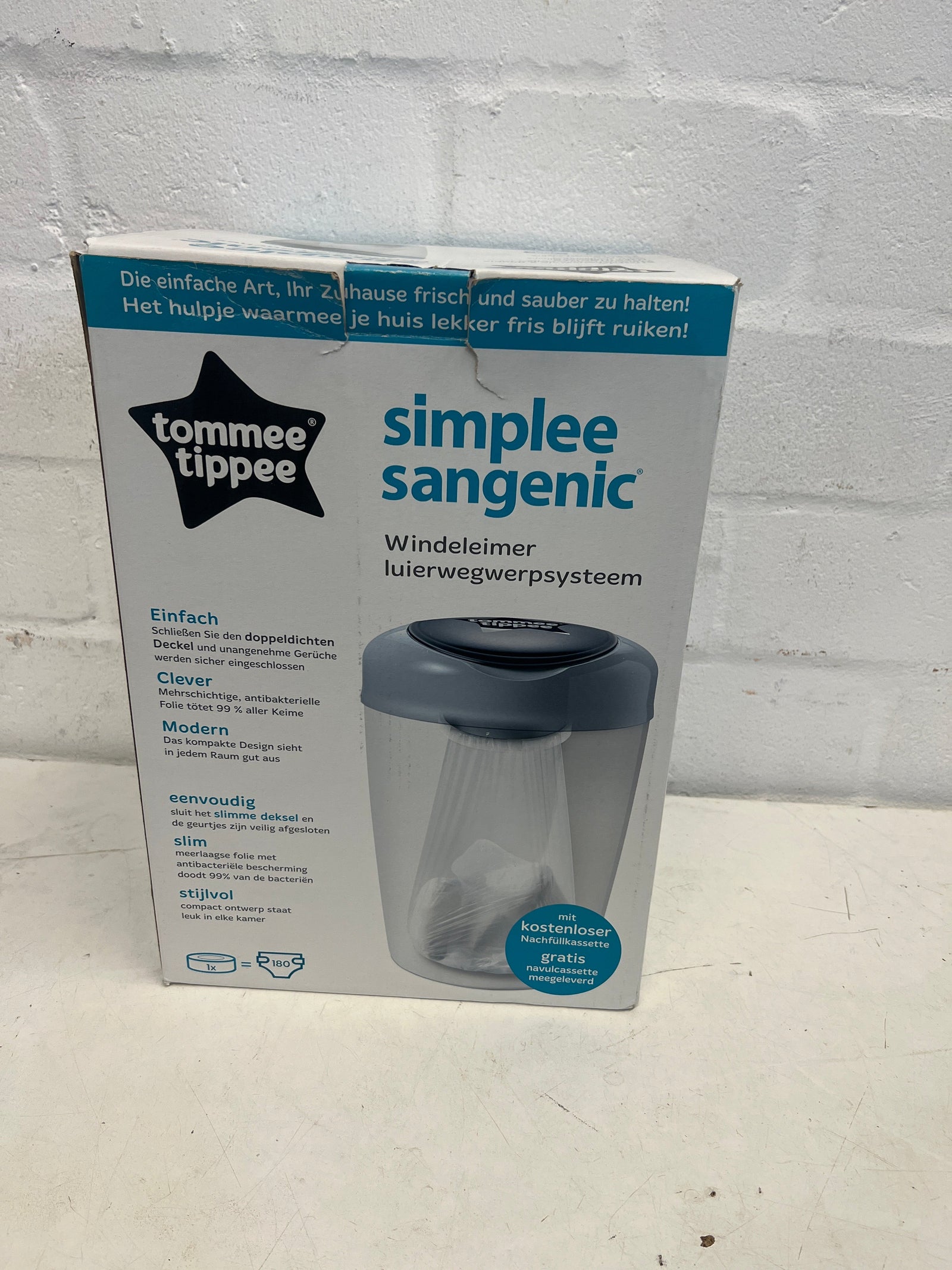 Tommie Tippeee Sangenic Nappy Disposal Bin