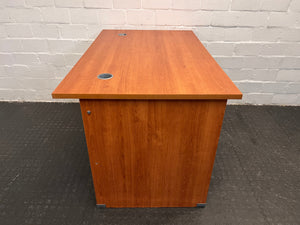 Wooden Office Desk with Scratches (Width: 120cm) (Height: 71.5cm)