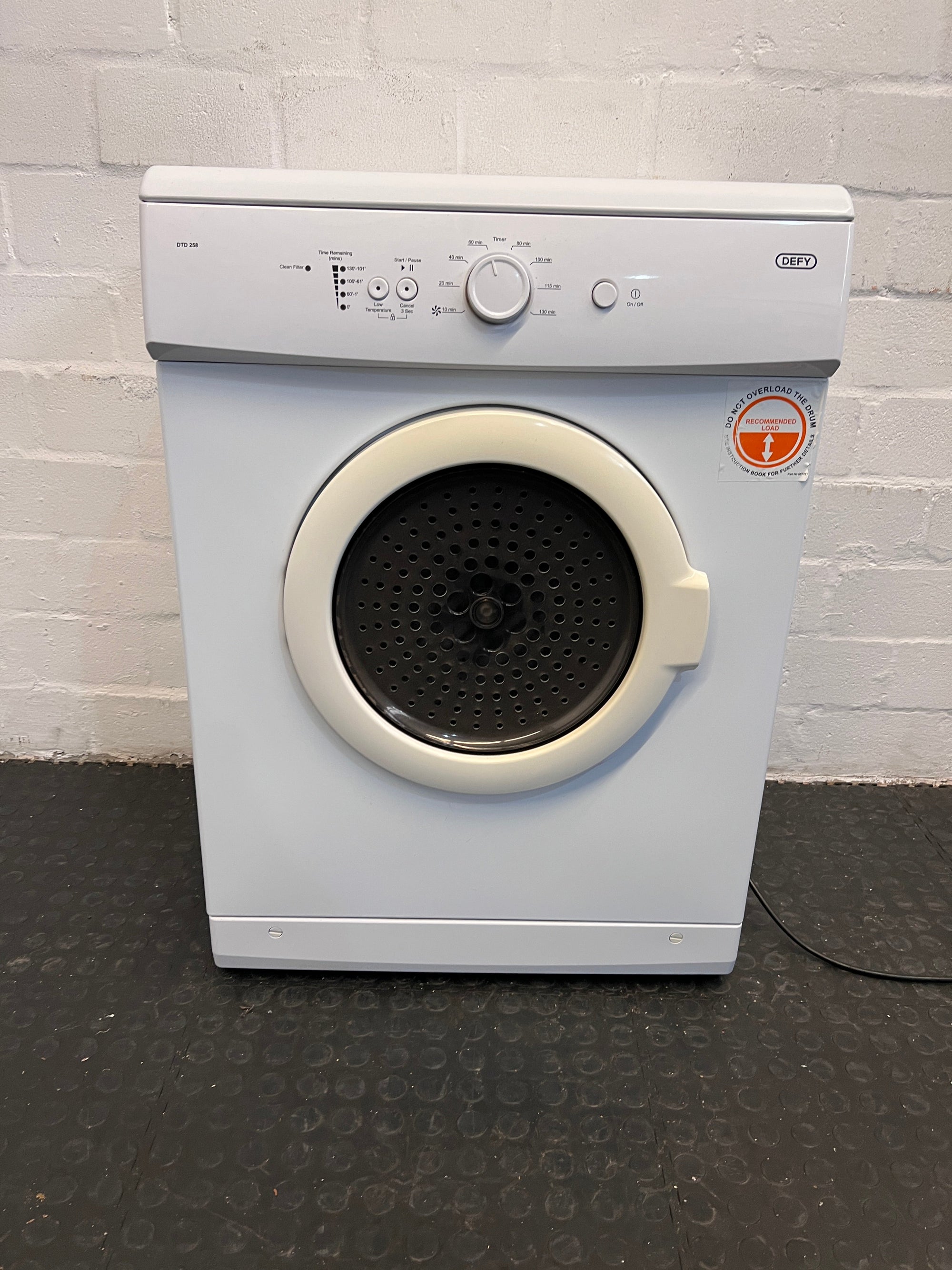 Defy White Front Loader Tumble Dryer (Not Heating Up) - REDUCED