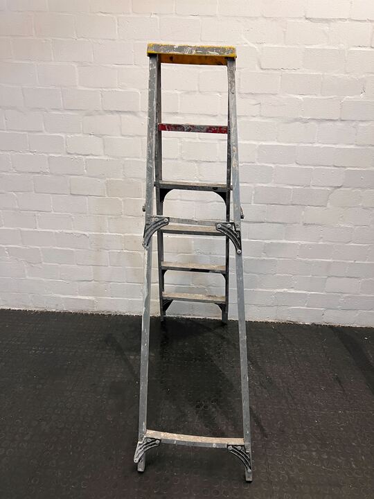 Aluminium Folding Work Ladder (with Paint Marks)