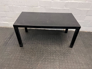 Black Wooden Coffee Table (With Scratches) - REDUCED