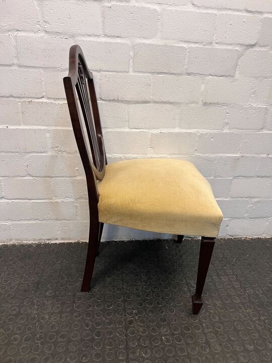 Shield &amp; Wheat Sheaf Carved Chippendale Styled Dining Room Chairs - 2ndhandwarehouse.com