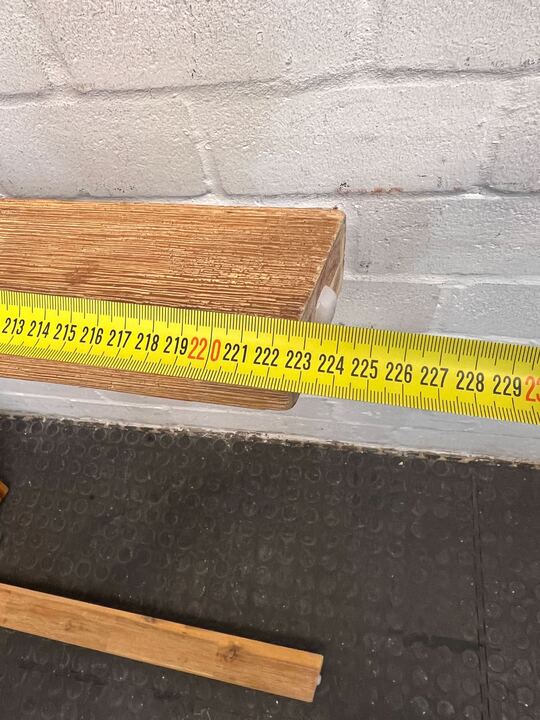 Coriocraft Palma Wood Leaning Desk/Three Tier Bookshelf Combo - REDUCED