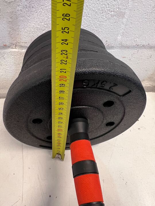 Black Weight Dumbbells (15KG) - 2ndhandwarehouse.com