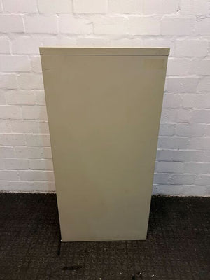 Beige Four Drawered Steel Filing Cabinet (Minor Rust on the Sides/Marks on the Drawers) - REDUCED