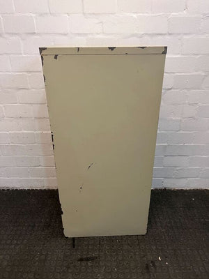 Beige Four Drawered Steel Filing Cabinet (Minor Rust on the Sides/Marks on the Drawers) - REDUCED