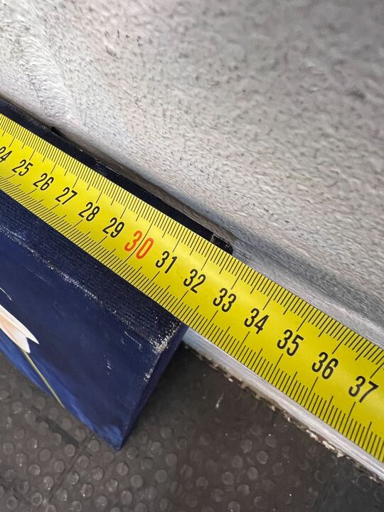 White Lily Flower Against Blue Background Painting by Einsa Kroukamp (Width: 33cm) (Height: 92cm) - 2ndhandwarehouse.com