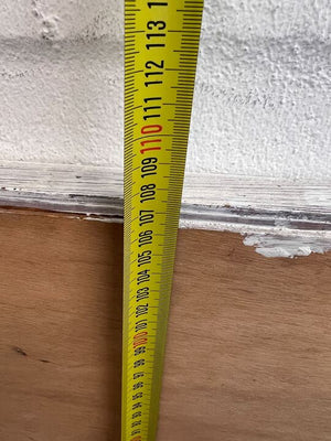 Vintage White Painted Wooden Picture Frame (Paint Chipped) (Height:109.5cm) (Width: 130.5cm) - 2ndhandwarehouse.com