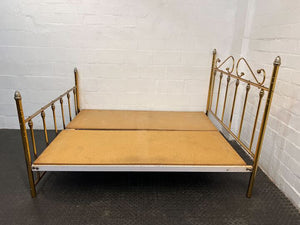 Bronze Vintage Styled Queen Sized Brass Bed Frame