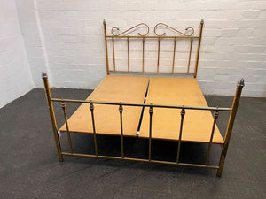 Bronze Vintage Styled Queen Sized Brass Bed Frame