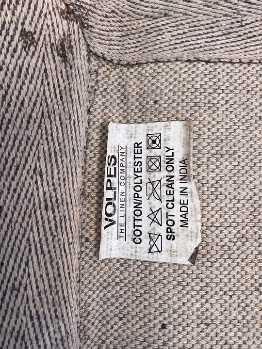 Volpes Cotton/Polyester Gray Dune Carpet (Width: 151cm) (Height: 84cm)