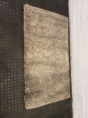 Volpes Cotton/Polyester Gray Dune Carpet (Width: 151cm) (Height: 84cm)