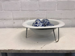 Decorative Bowl with Artgenius Cobalt Blue Orbs