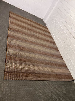 Decora Flatweave Brown Fenix Carpet (289cm x 198cm)