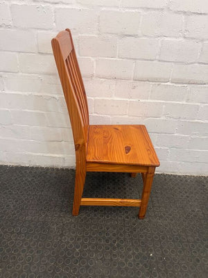 Oregon Pine Wooden Dining Chairs