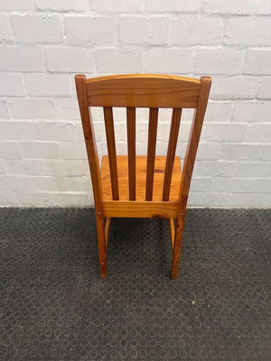 Oregon Pine Wooden Dining Chairs