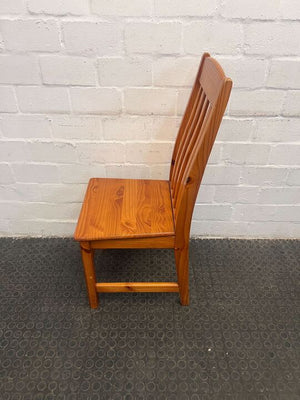 Oregon Pine Wooden Dining Chairs