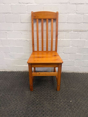 Oregon Pine Wooden Dining Chairs