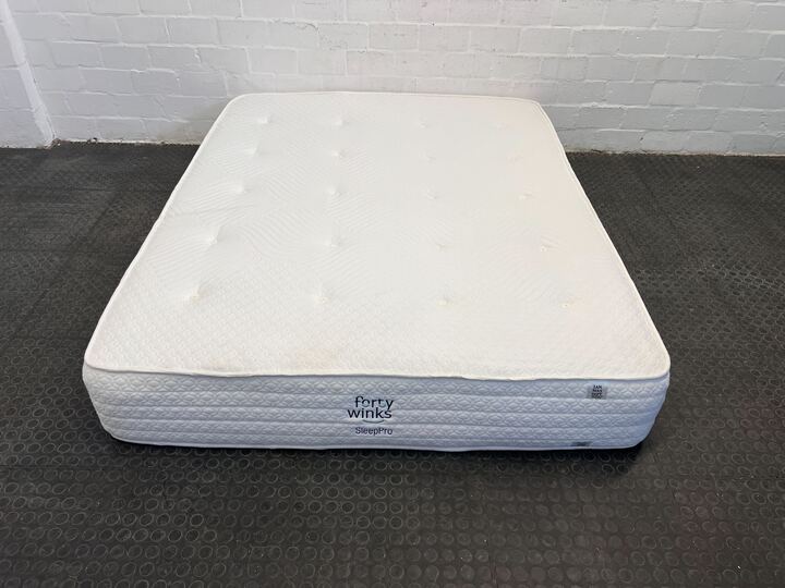 Forty Winks SleepPro White Queen Sized Mattress - REDUCED