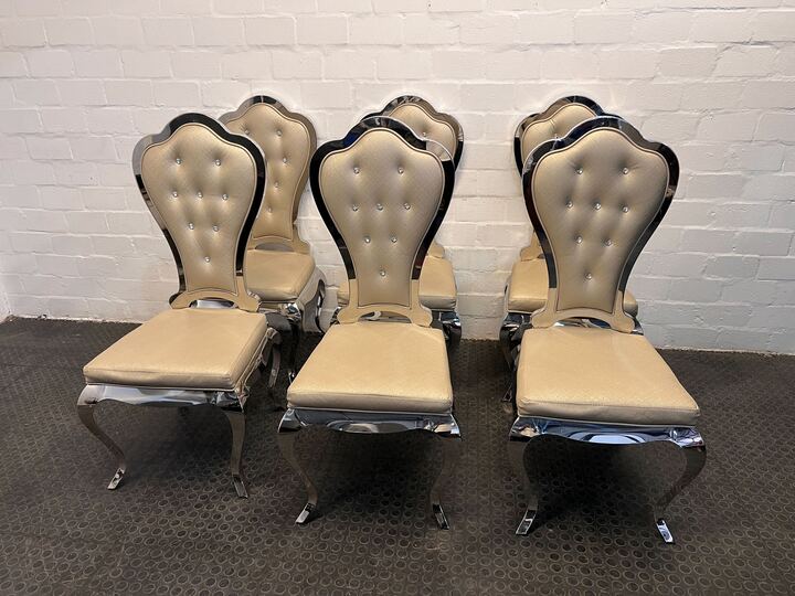 Nordic Styled Beige Seating Dining Room Chairs - 2ndhandwarehouse.com