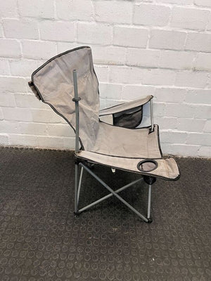 Bush Baby Outdoor Beige Camping Chair (Fabric Tear on Back)