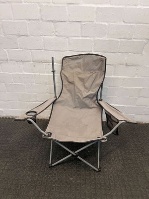 Bush Baby Outdoor Beige Camping Chair (Fabric Tear on Back)