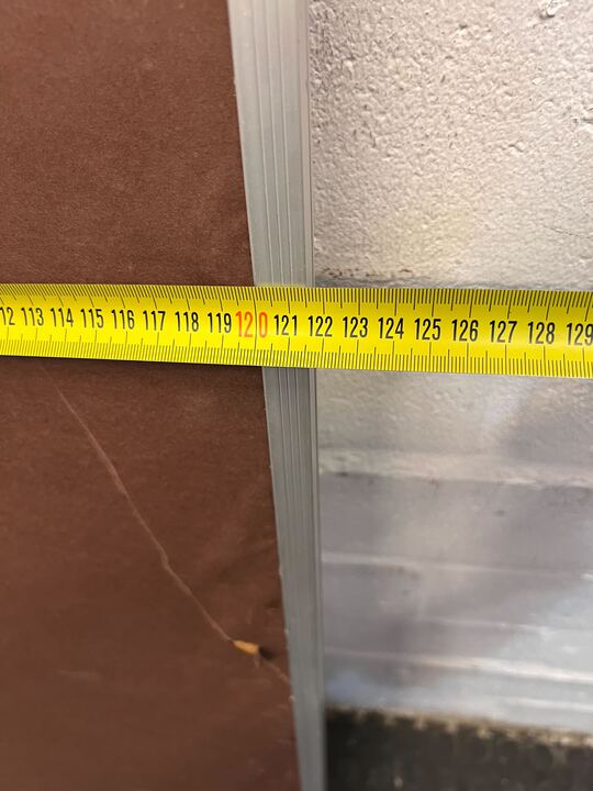 Office White Board with Metal Frame (Damaged with Smears & Scratches) (Width: 122cm)(Height: 103cm) - PRICE DROP