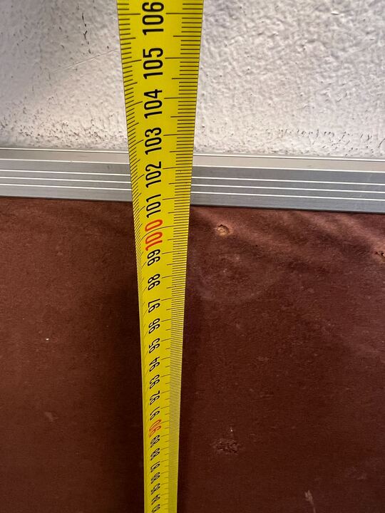 Office White Board with Metal Frame (Damaged with Smears & Scratches) (Width: 122cm)(Height: 103cm) - PRICE DROP