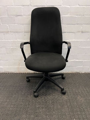 Black Classic High Back Office Chair