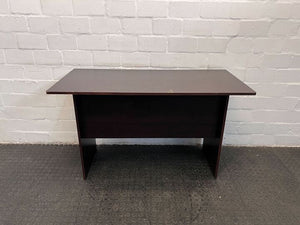 Dark Brown Wooden Study Desk with Two Drawers (Minor Chips) (Width: 121cm)(Height: 74cm)