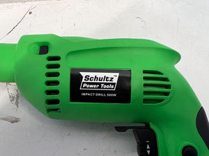 Schultz Power Tools Green Electric Impact Drill (500W)