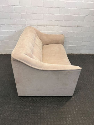 Creamy Two Seater 60s Styled Couch