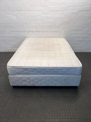 White Value Plus Double Bed & Base