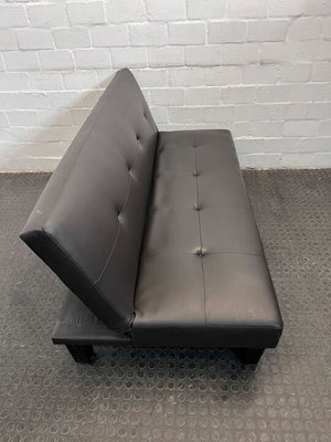 Brown Leather Sleeper Couch