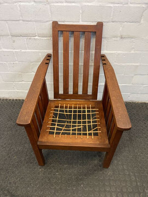 Wooden Adjustable Riempie Chair (Needs to be Restrung)