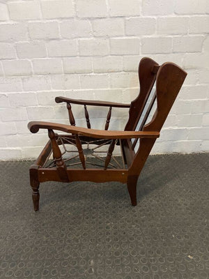 Vintage Italian Styled Wooden Chair Frame