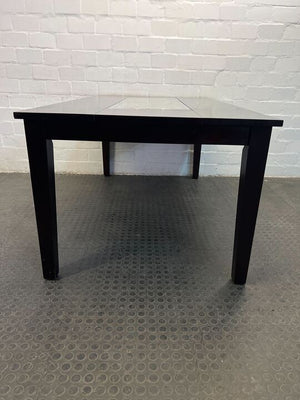 Kelsey Dark Brown Dining Table with Decorative Middle (Width: 180cm)(Height: 76cm)