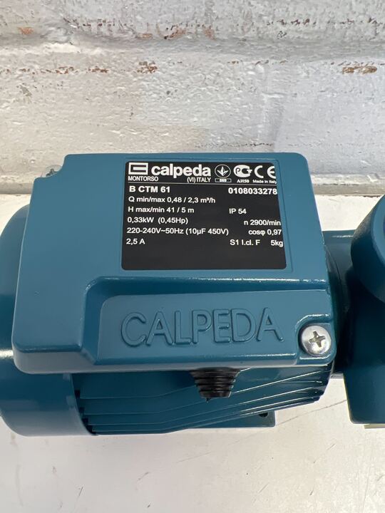 Calpeda Peripheal Blue Water Pump